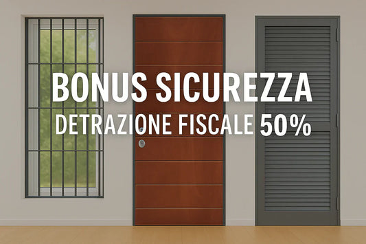 Bonus Sicurezza 2025: Detrazione 50% per Infissi e Antieffrazione