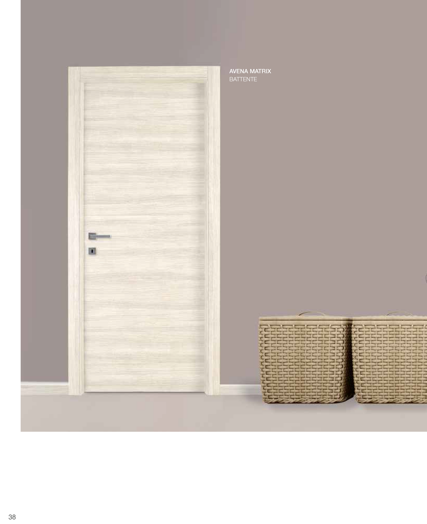 Porta da interno 1 anta battente AVENA