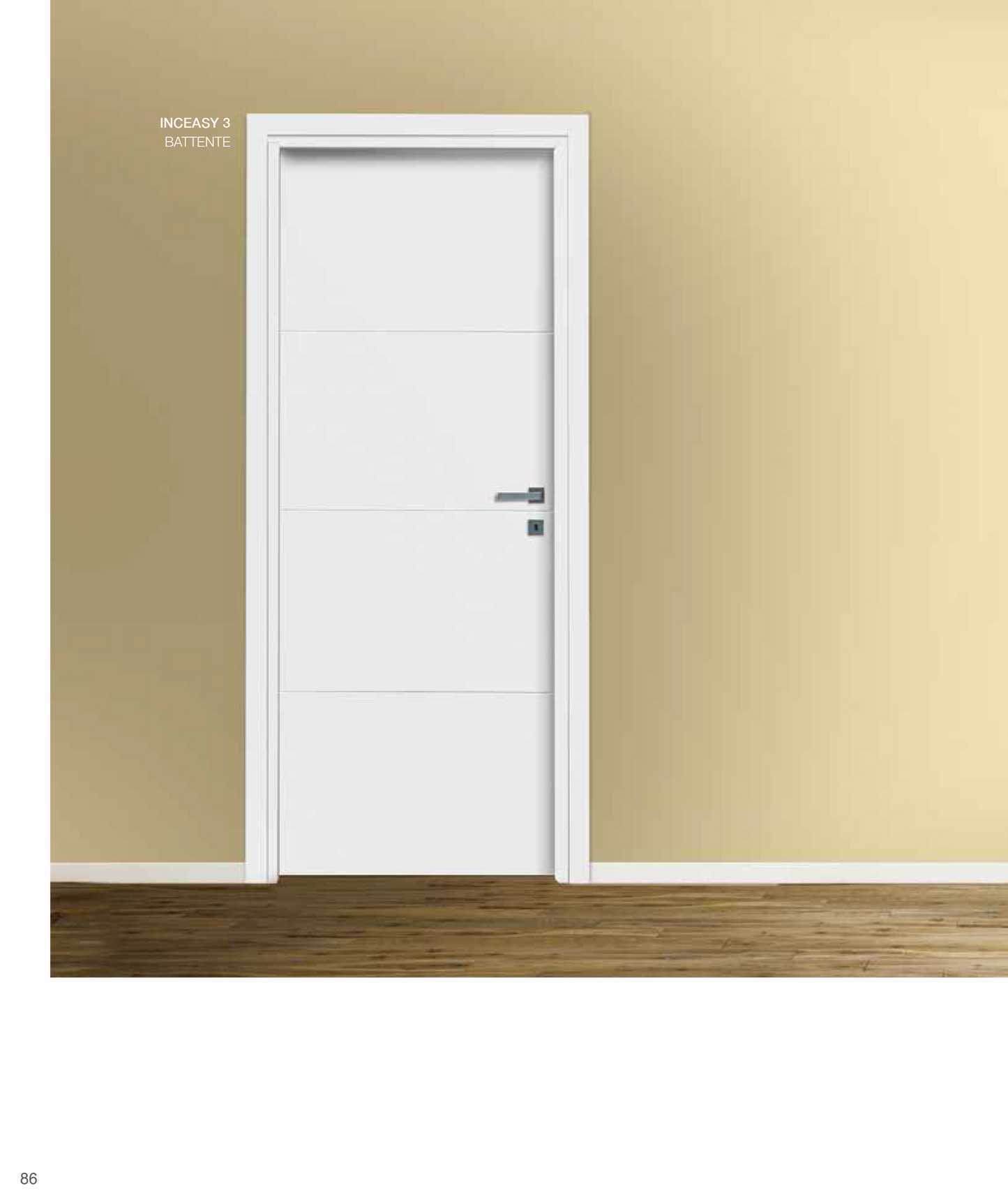 Porta da interno 1 anta battente INCEASY 3