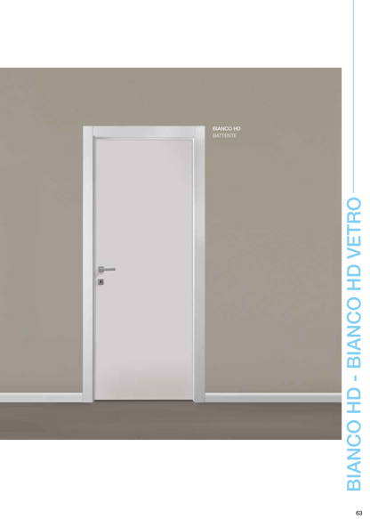 Porta da interno 1 anta battente BIANCO HD