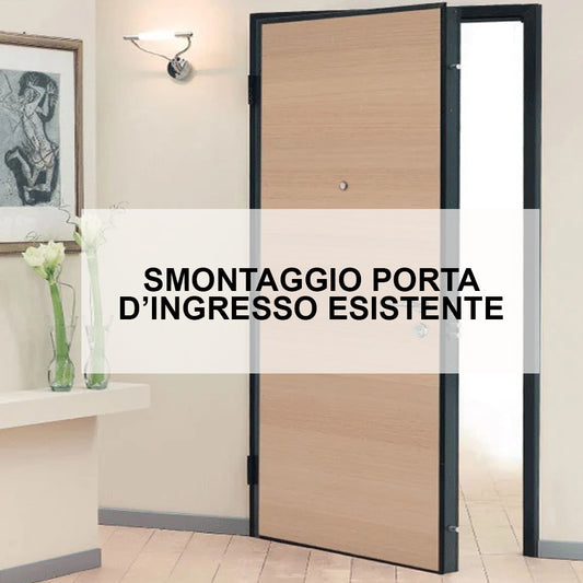Smontaggio porte d'ingresso esistenti