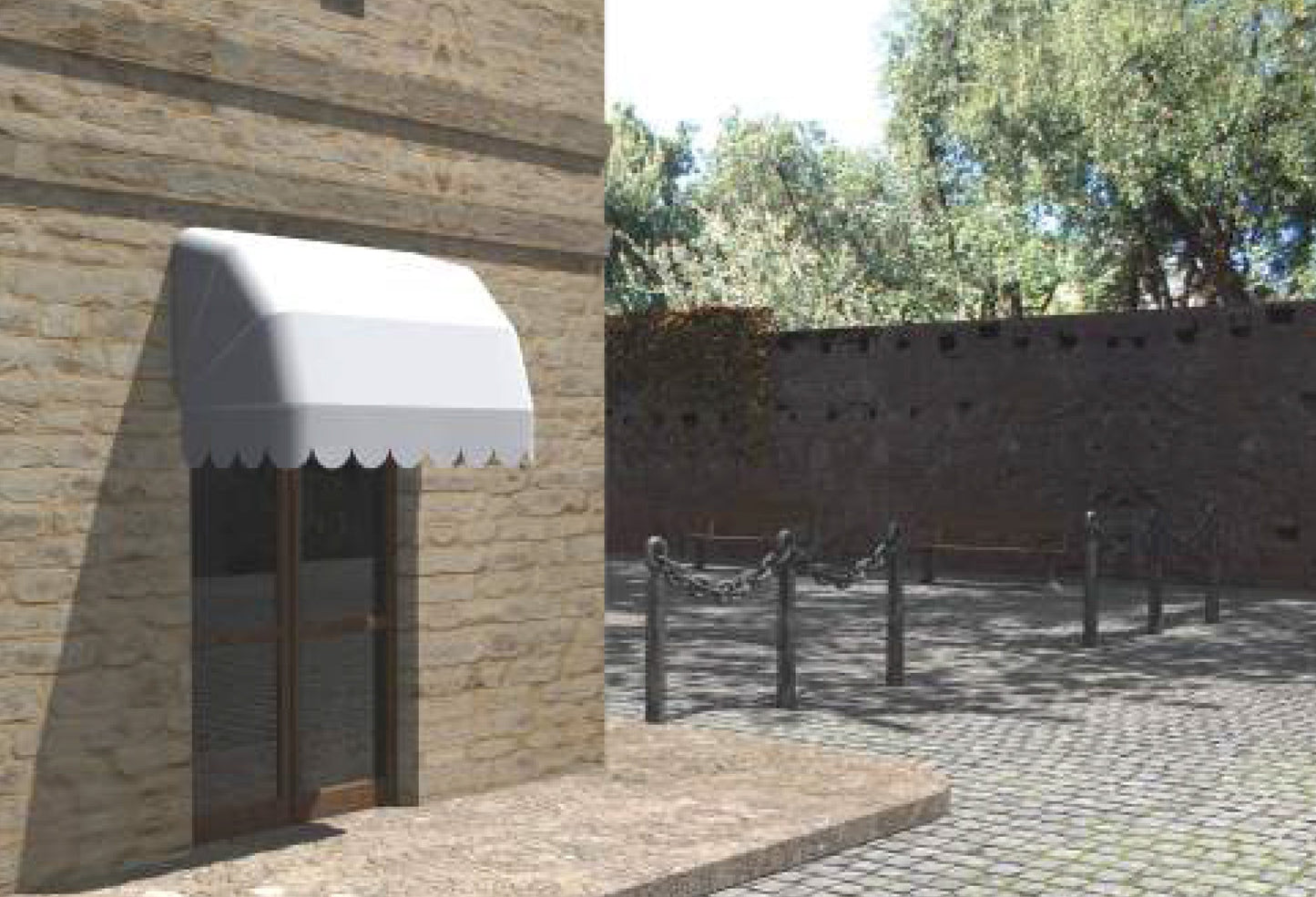 Tenda a cappotta FANTASIA RIGHE