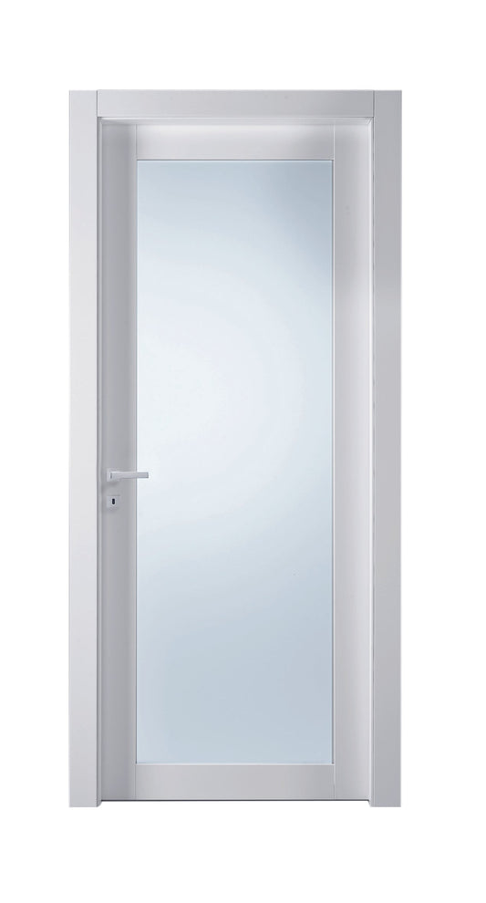 Porta da interno 1 anta battente BIANCO HD VETRO