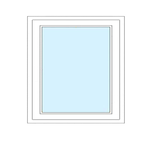 Telaio Fisso Finestra in PVC grande (non apribile)