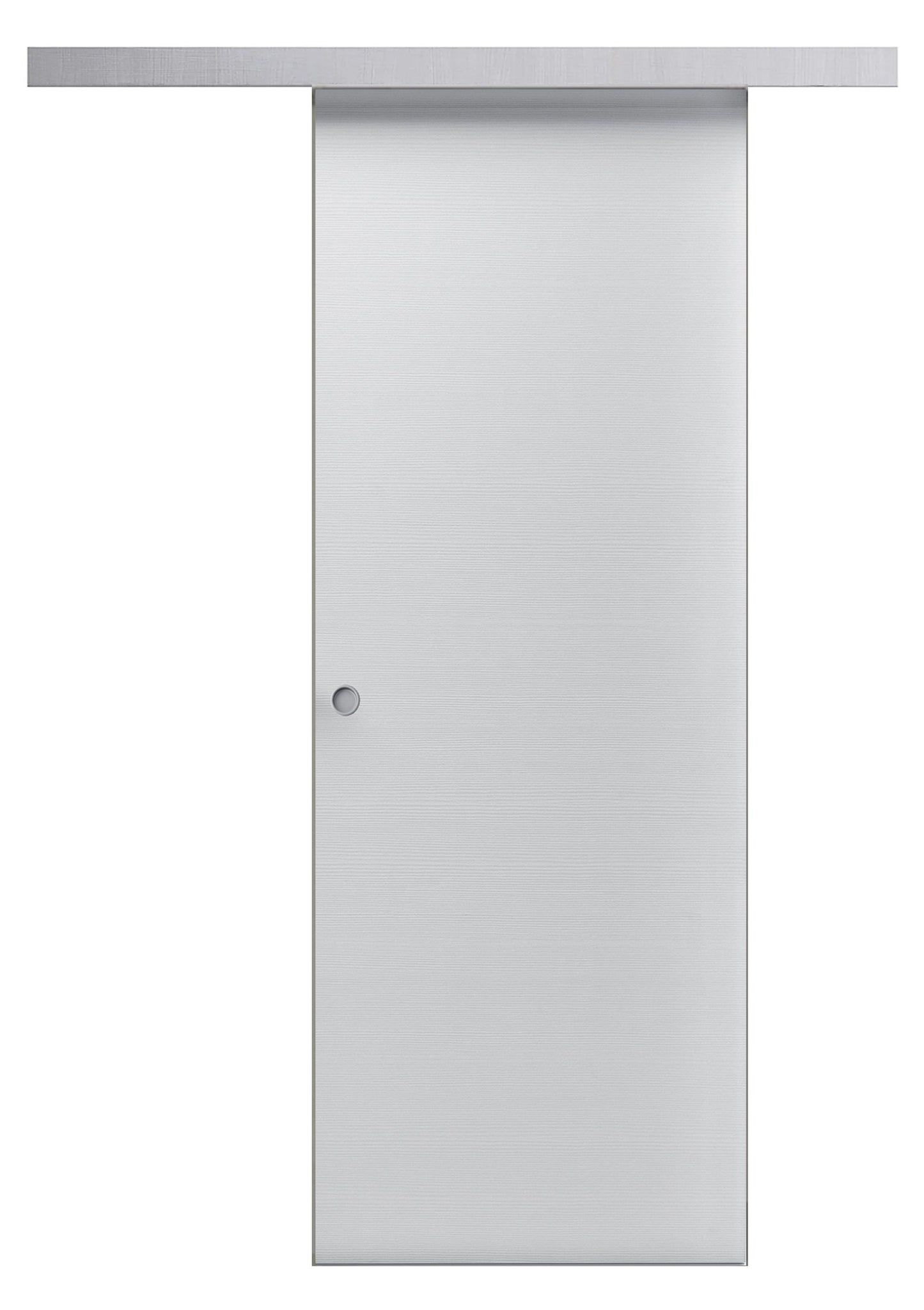 Porta da interno 1 anta scorrevole esterno muro BIANCO MATRIX