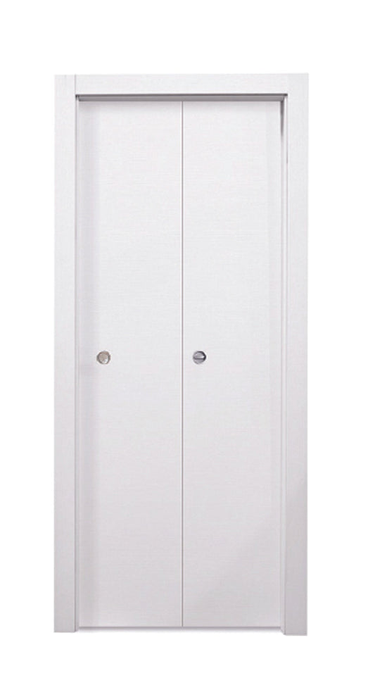 Porta da interno 1 anta pieghevole a libro BIANCO MATRIX