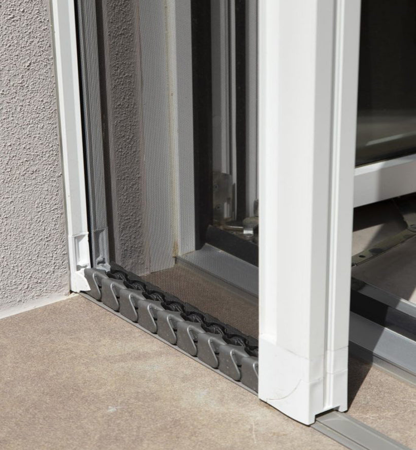 Zanzariera a Scorrimento Laterale per Portafinestra 2 ante effetto legno